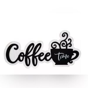 Coffee Time Wood Wall Decor